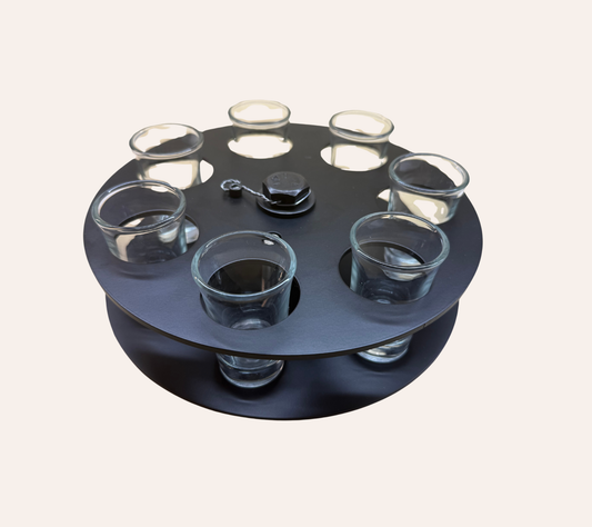 GAU-8 Rotating Shot Glass Carousel